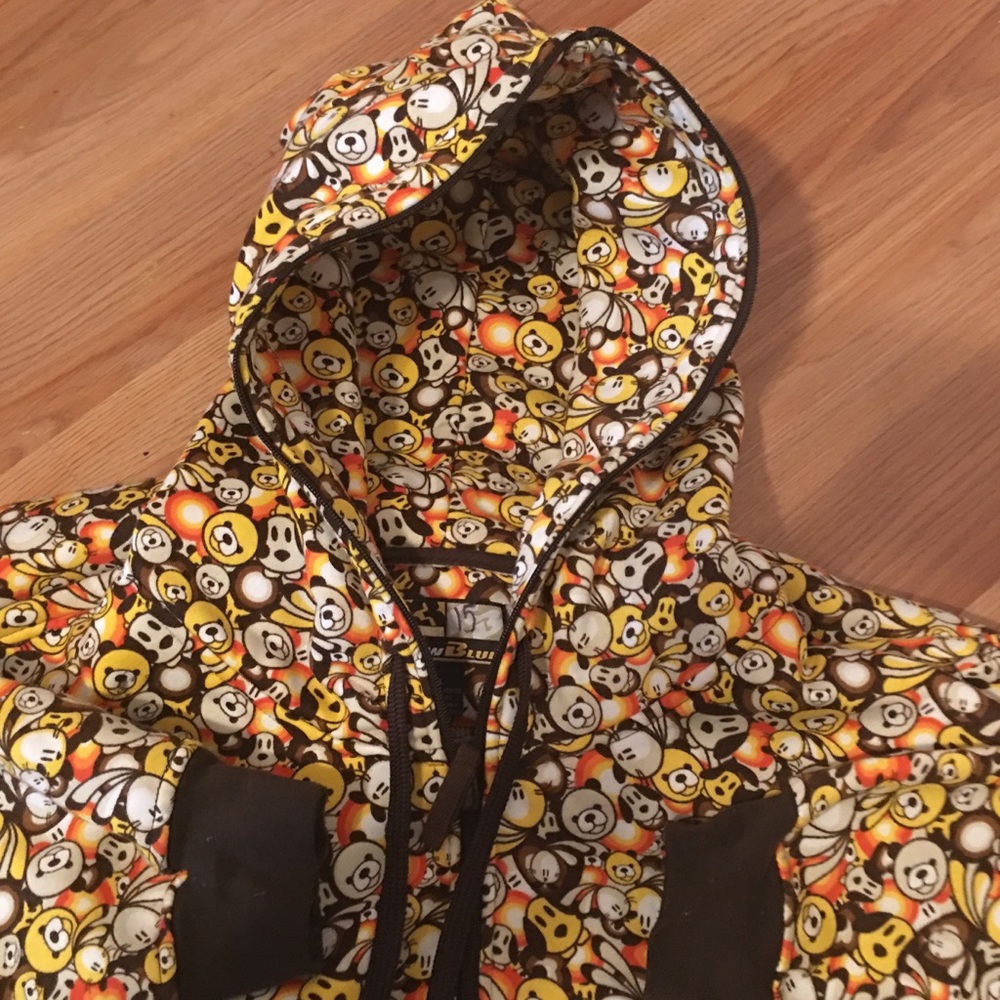 Raw Blue Cone Hoodie